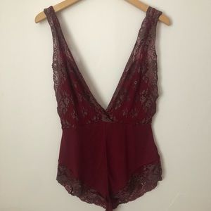 Freepople Intimates lacy bodysuit
